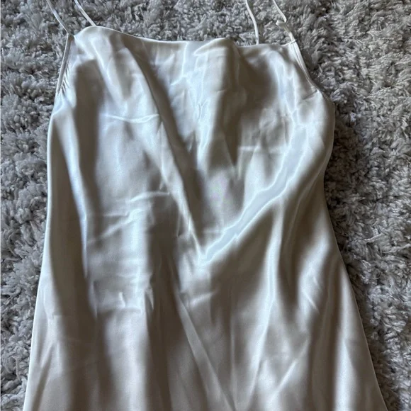 Fleur du Mal Elegant Cream Mini Dress - Picture 3 of 7